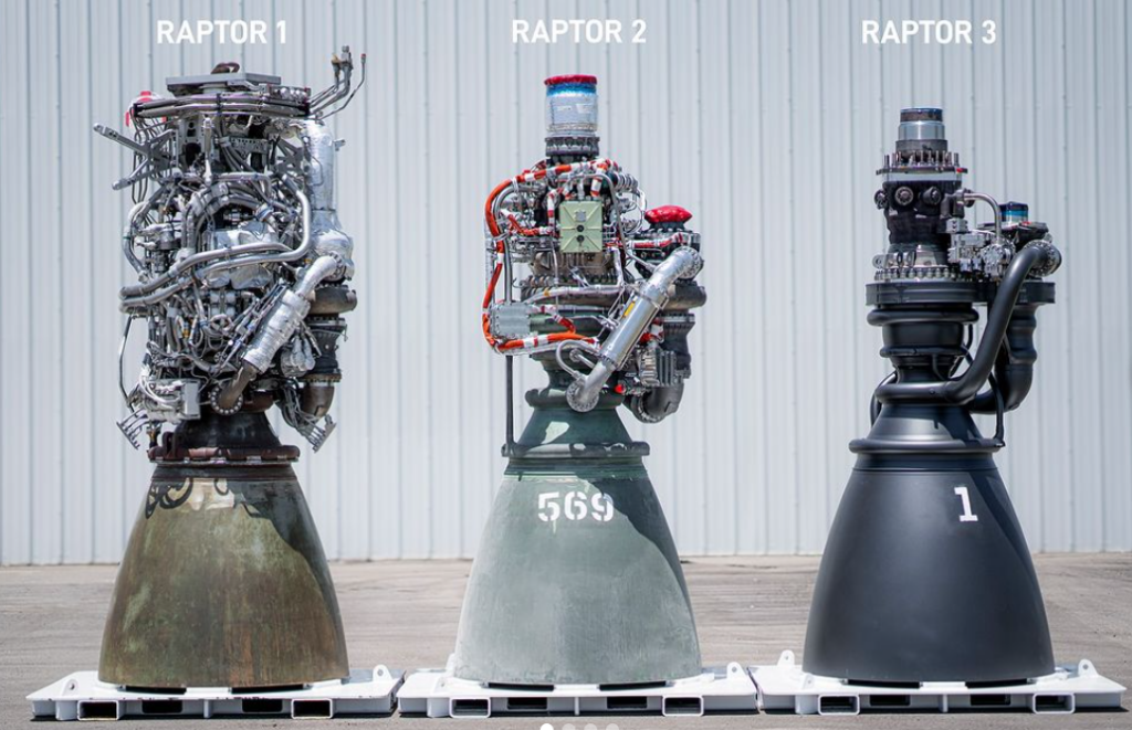 Raptor 1, 2 and 3 August 2024